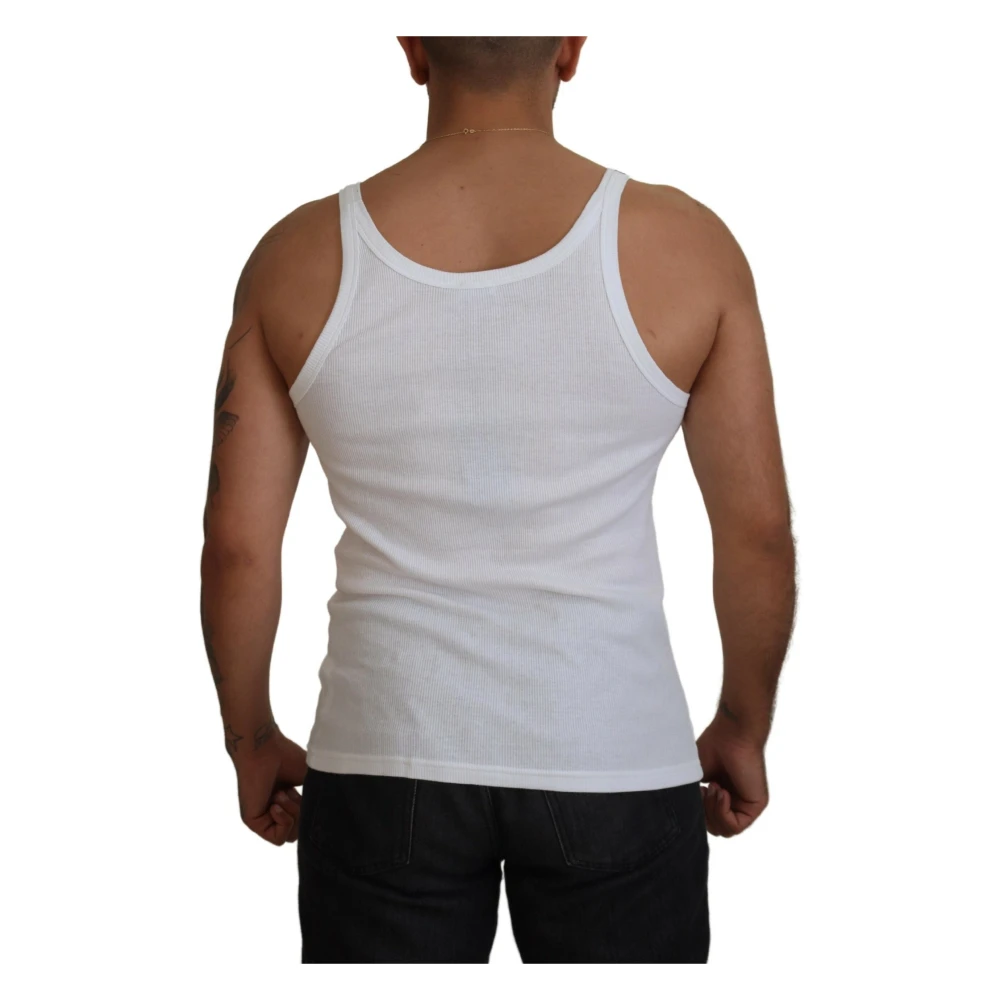 Dolce & Gabbana Sleeveless Tops White Heren