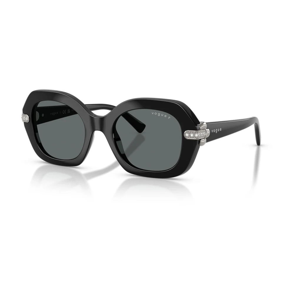 Vogue Eyewear Woman Sunglass VO5706SB - Frame color: Black, Lens color: Dark Grey Polarized - Image 3