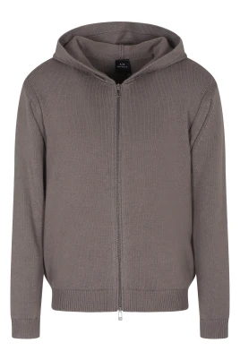 Hooded Zip Cardigan
