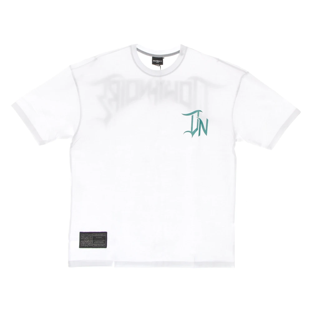Dolly Noire 3D Lettering Oversize Tee Wit White Heren