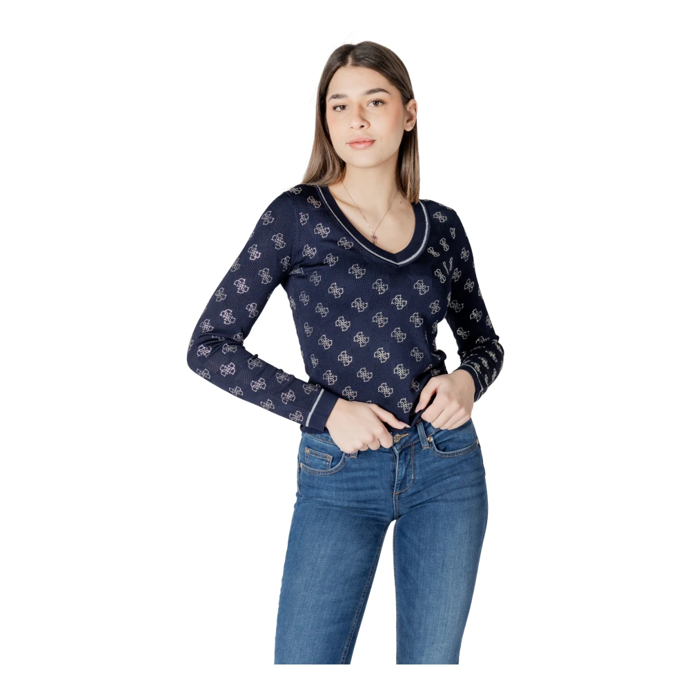 Guess Elegante veelzijdige dames trui Blue Dames