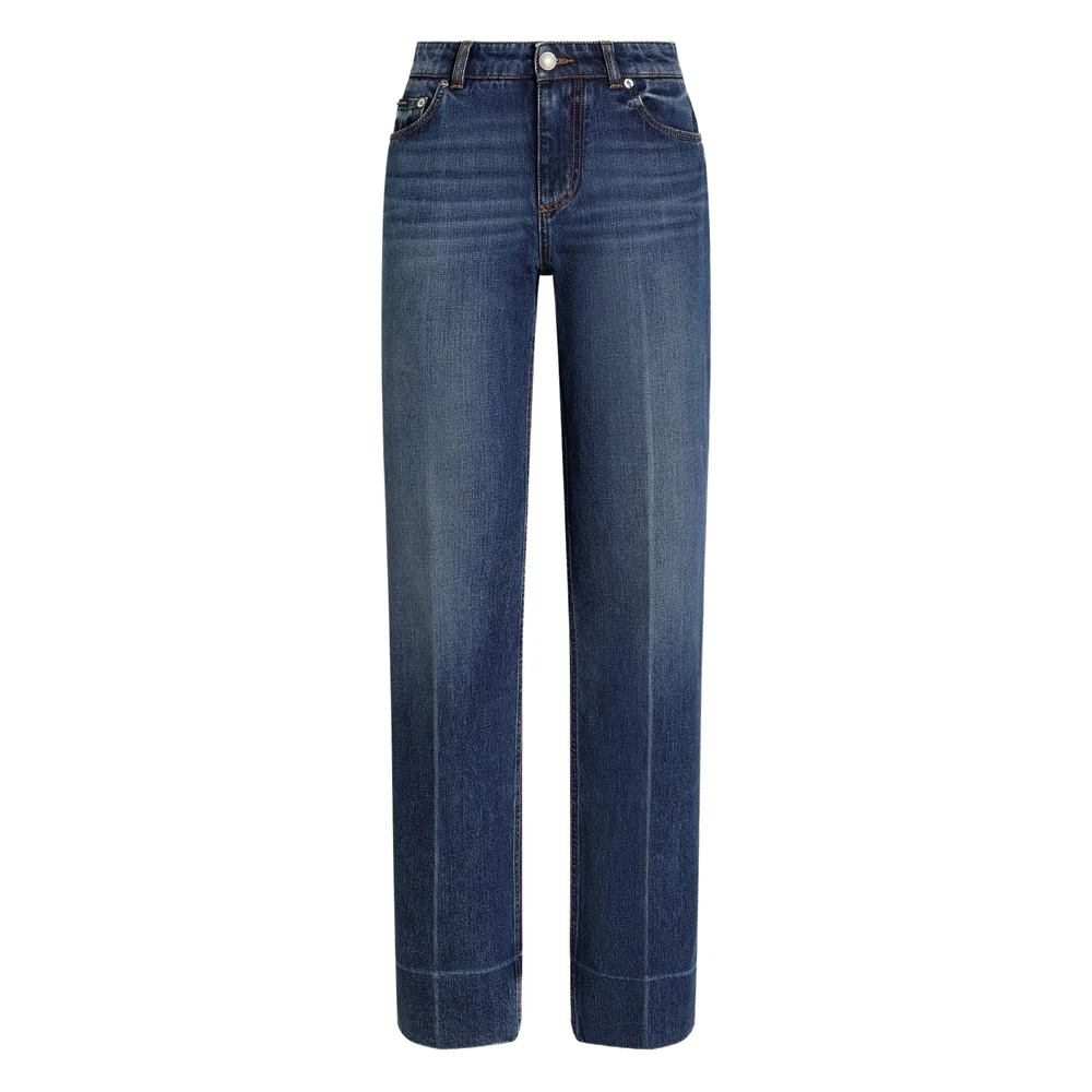 Dolce & Gabbana Blå Mörkblå Five-Pocket Jeans