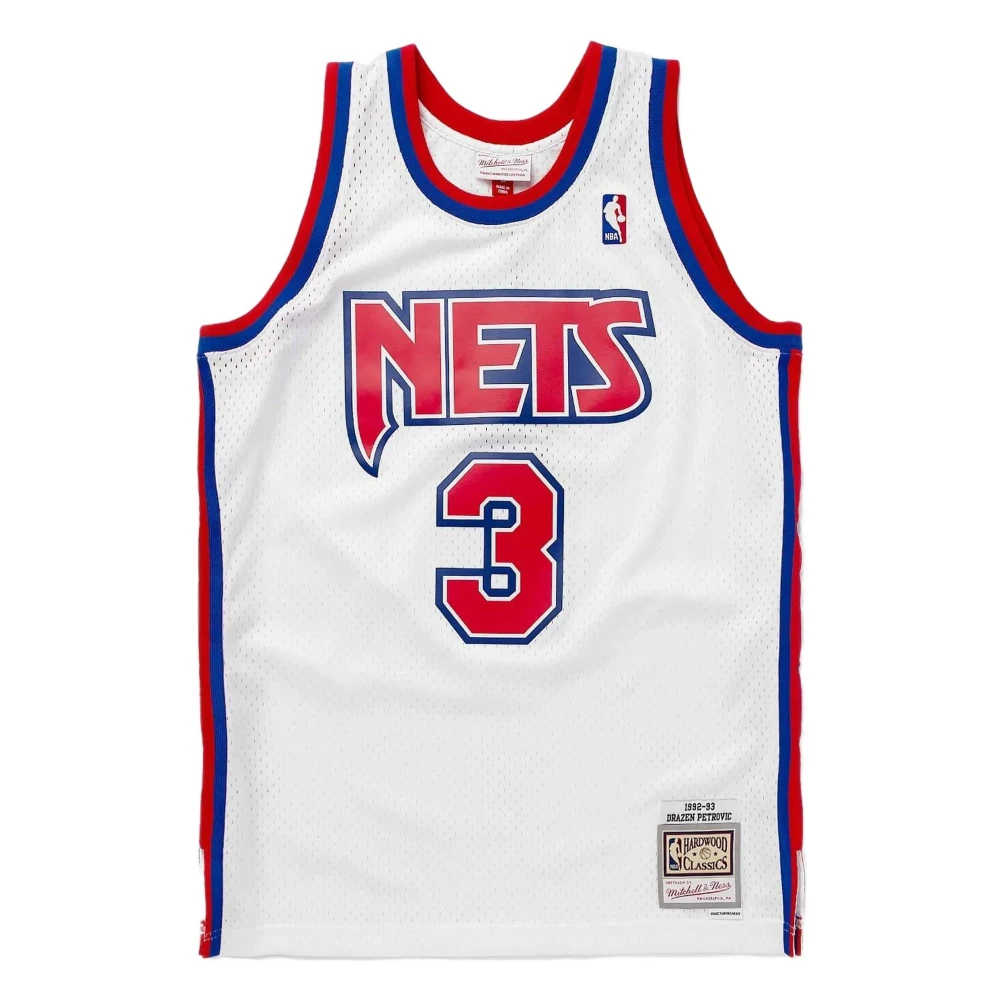 Mitchell & Ness NJ Nets-Drazen Petrovic Tank Top White Heren