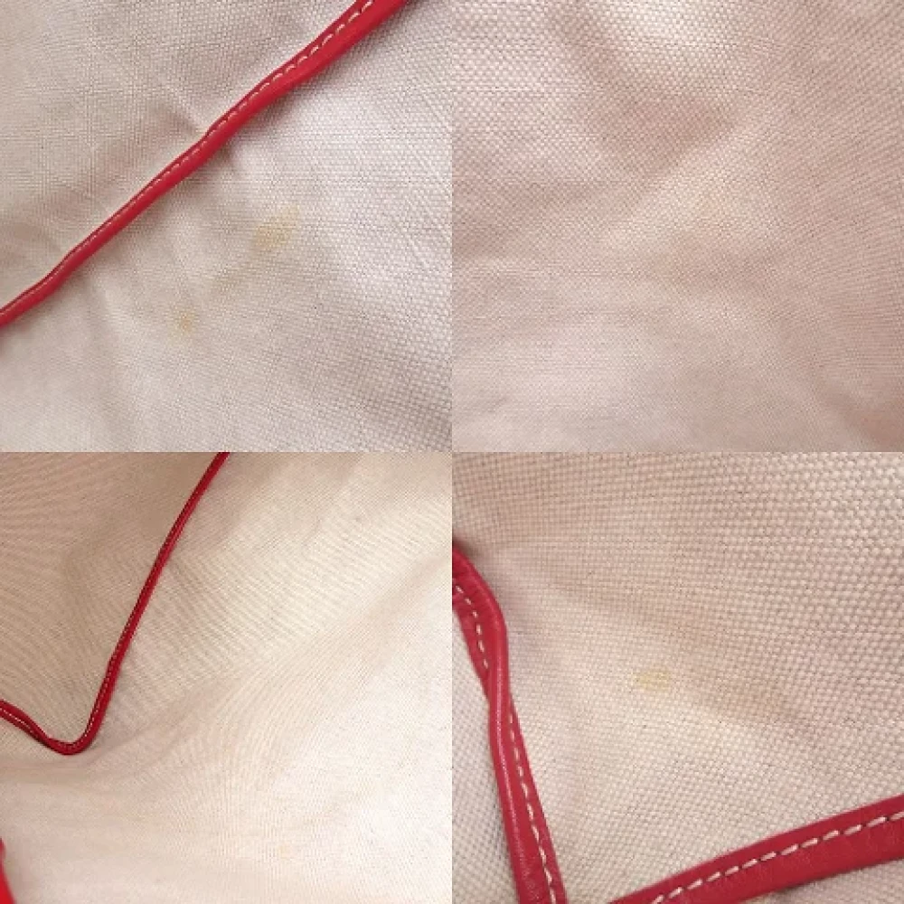 Goyard Vintage Pre-owned Canvas handbags Red Dames