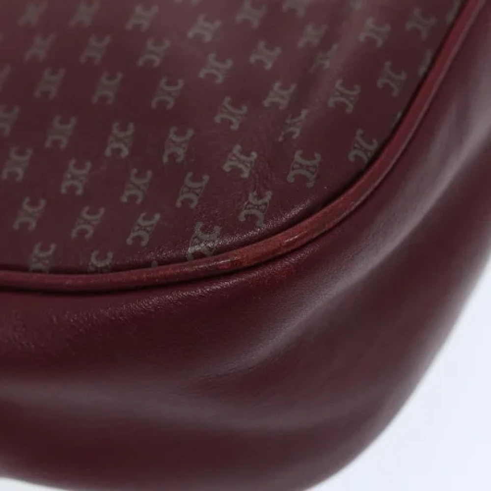 Celine Vintage Pre-owned Leather celine-bags Red Dames