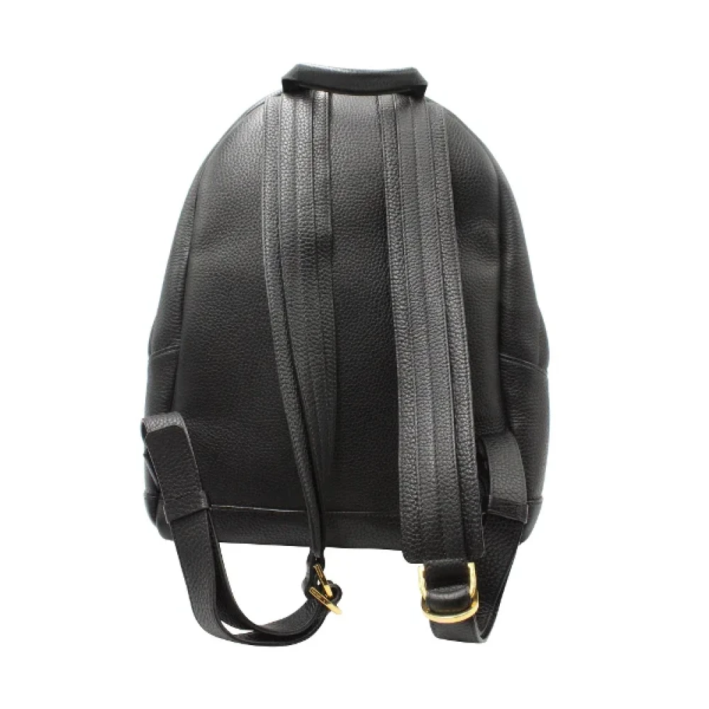 Tom Ford Pre-owned Leather backpacks Black Dames