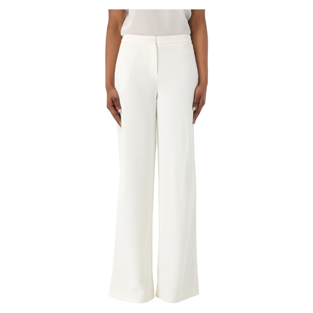 Emporio Armani Women's White Stylish Trouser Collection For Men
