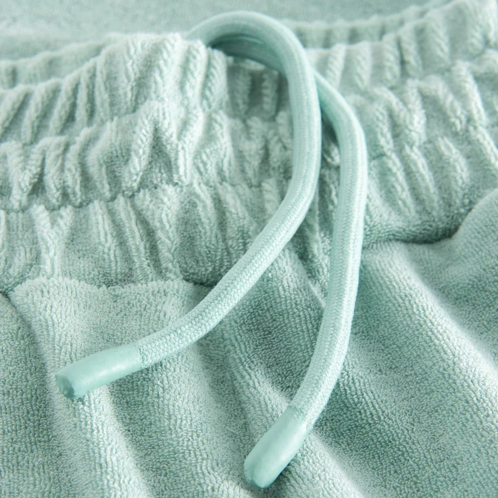 Nikben Terry Toweling Cropped Broek Green Heren