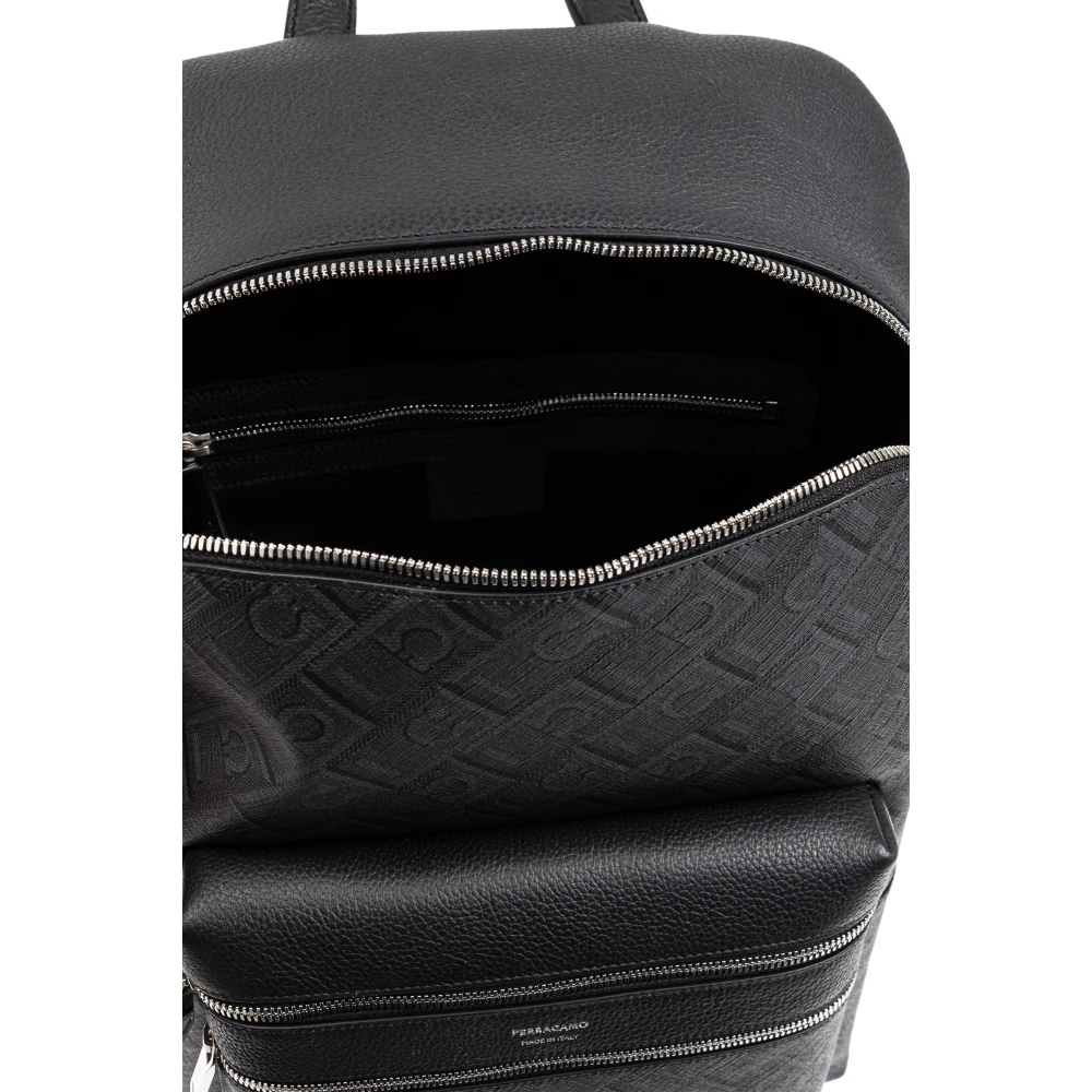 Salvatore Ferragamo Rugzak met monogram Gray Heren