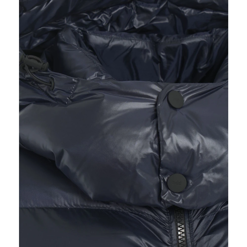 add Blauwe Gewatteerde Donsjas Aw24 Blue Heren