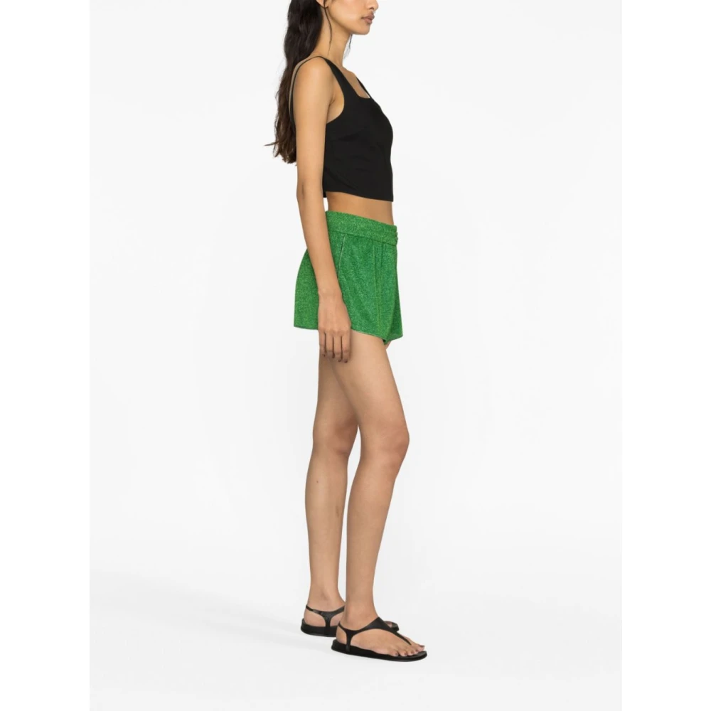 Oseree Stijlvolle Shorts voor Vrouwen Green Dames
