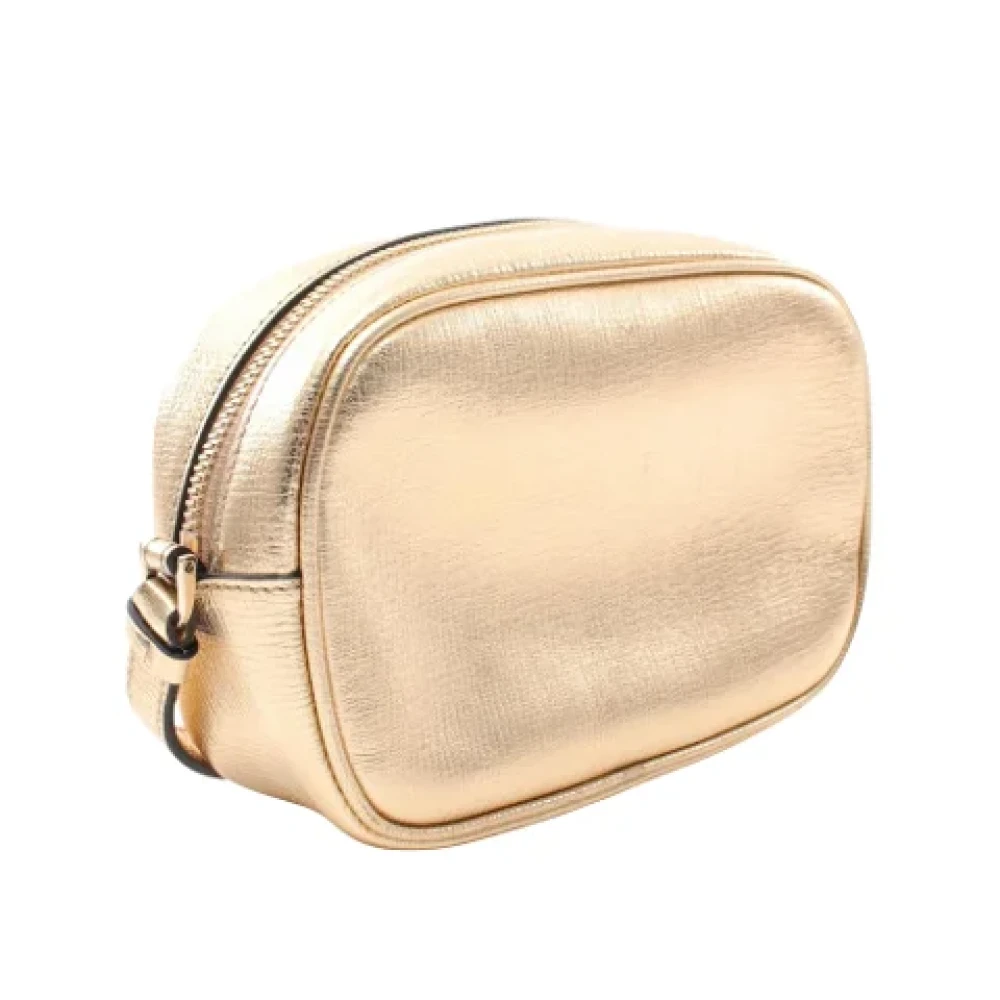 Salvatore Ferragamo Pre-owned Leather shoulder-bags Yellow Dames