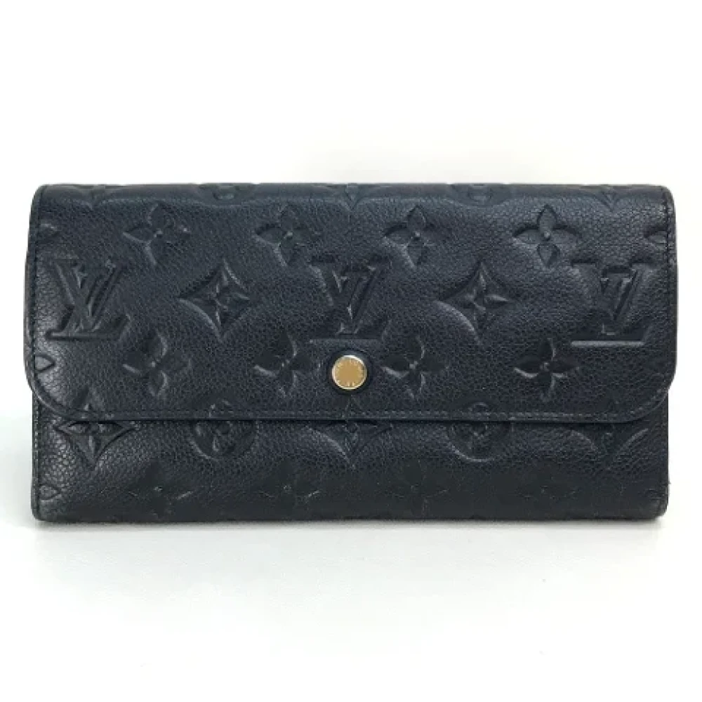 Louis Vuitton Vintage Pre-owned Leather wallets Blue Dames