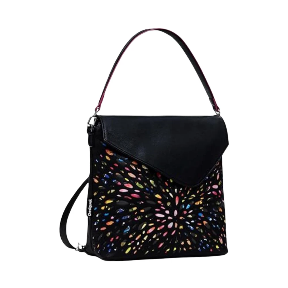 Desigual Stijlvolle Rugzak Black Dames