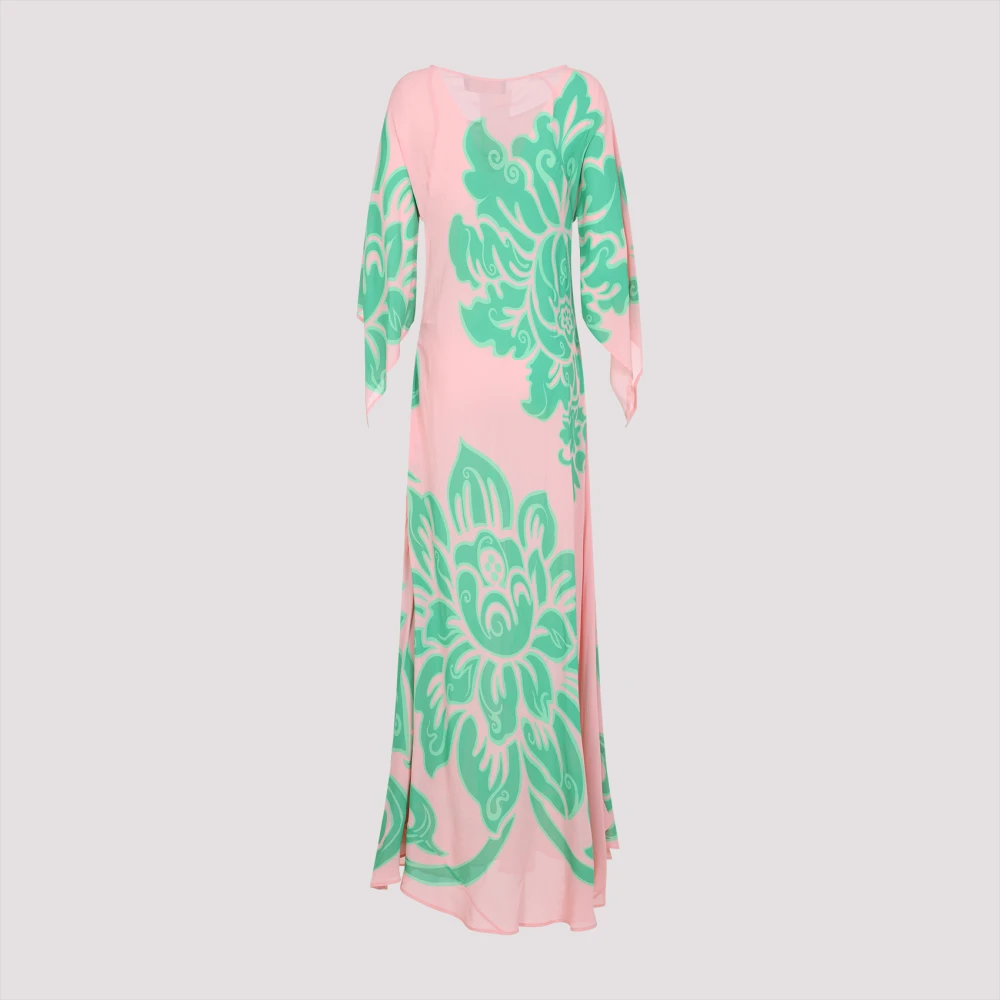 ETRO Roze & Paarse Elegante Jurk Multicolor Dames