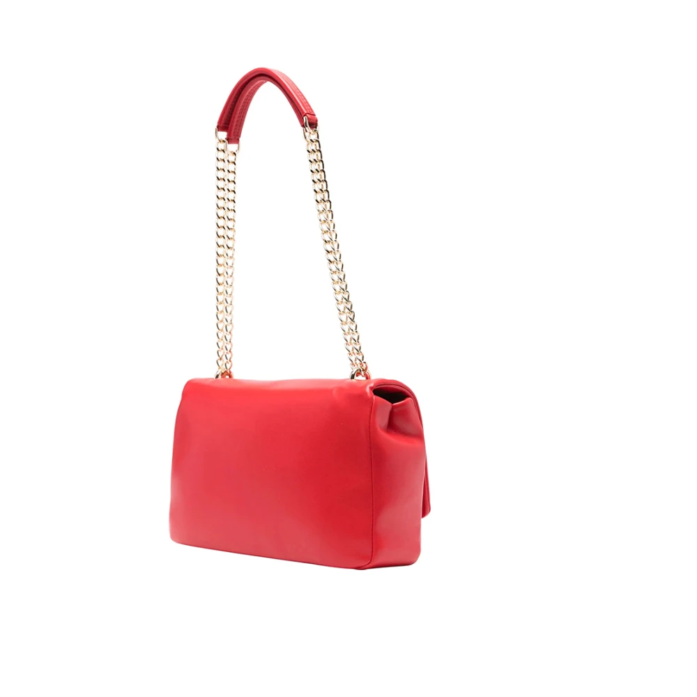 Moschino Rode Schoudertas Iconische Stijl Red Dames