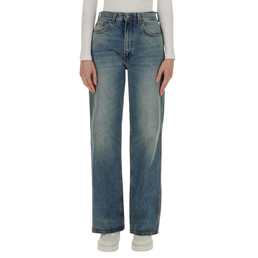 Haikure Blue Winona Jeans - Female - Straight Fit Jeans - W27 - Jeans