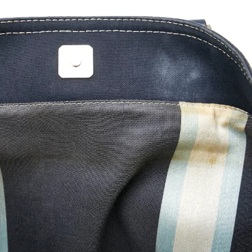 Fendi Vintage Pre-owned Canvas handbags Blue Dames