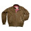 suede-harrington-blouson-mork-oliven