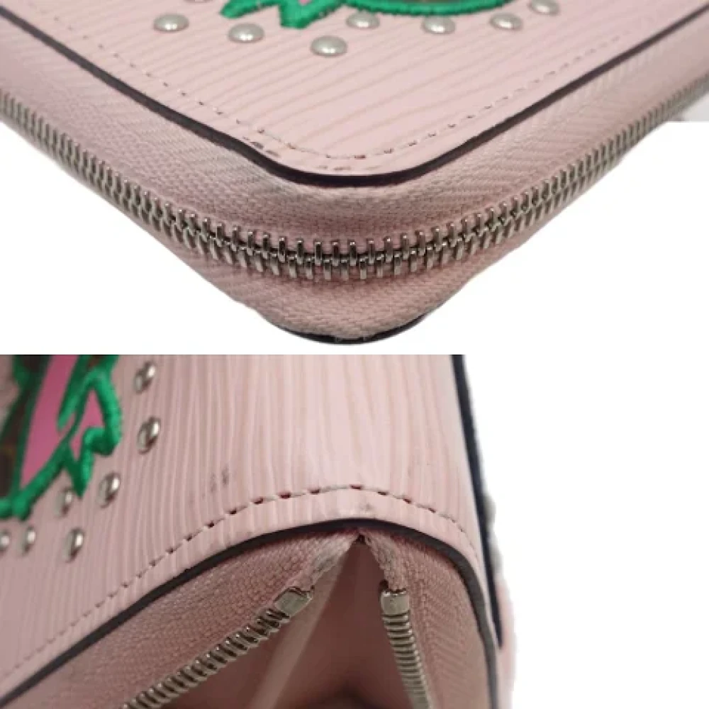 Louis Vuitton Vintage Pre-owned Leather wallets Pink Dames