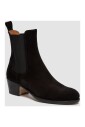 botte-chelsea-noire-fait-main-daim