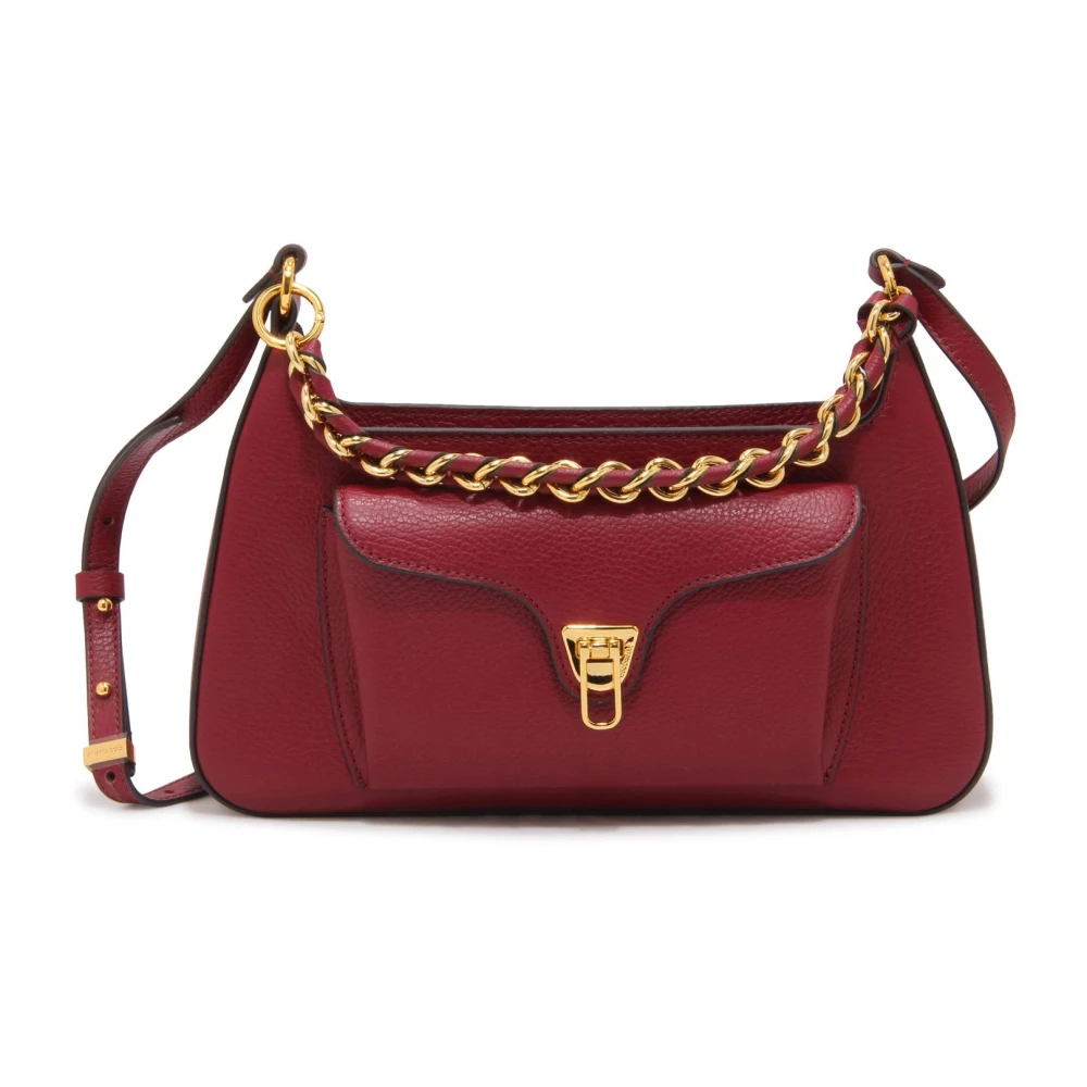 Coccinelle Women's Red Shoulder Bags, One Size, Beat Generation Medium Bag