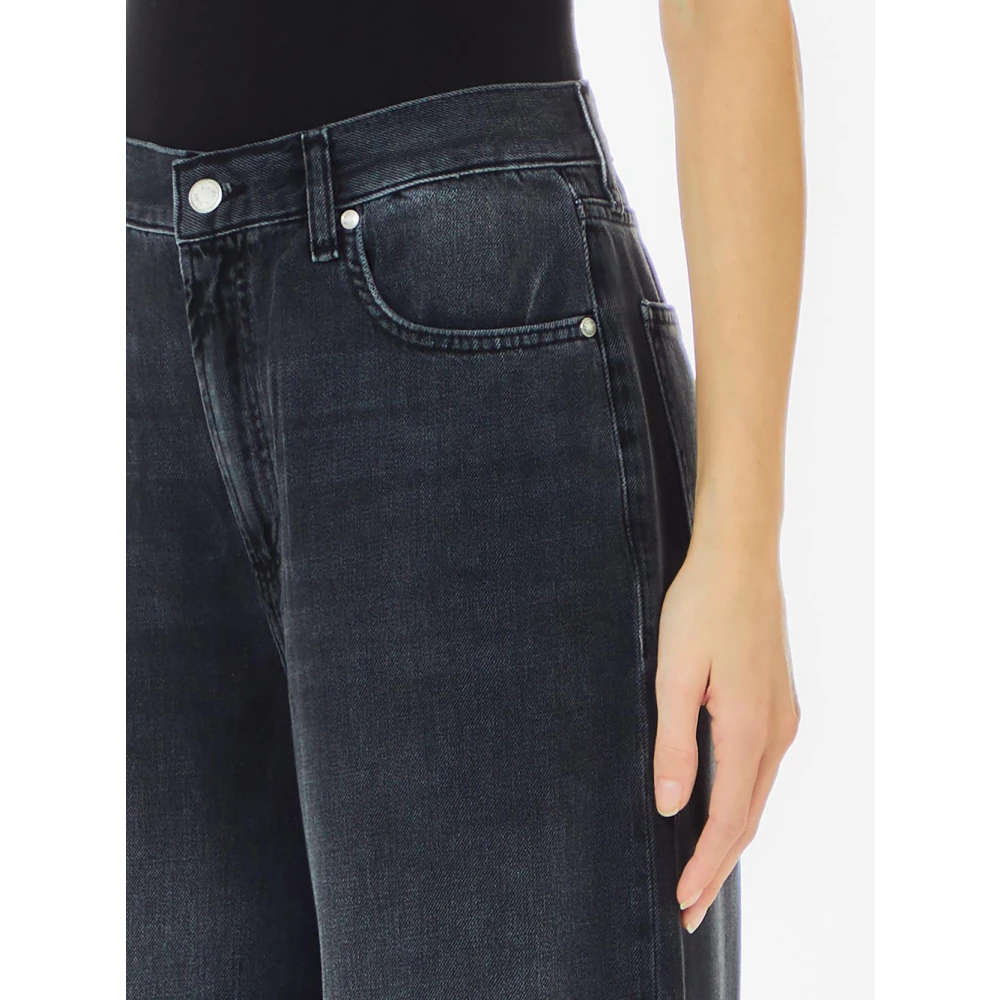 Liu Jo Baggy Wide Leg Jeans voor Vrouwen Blue Dames