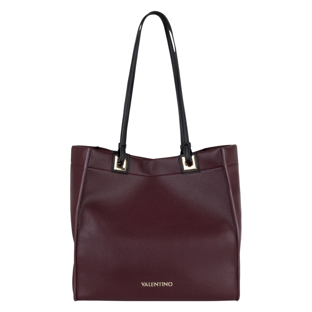 Valentino , Shopping Bags, Female, Red, One Size, Post Re Tote