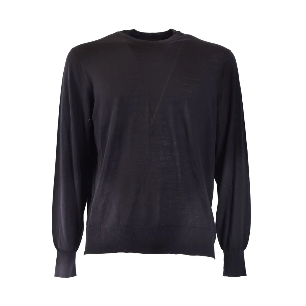 Neil Barrett Men's Black Round-Neck Knitwear