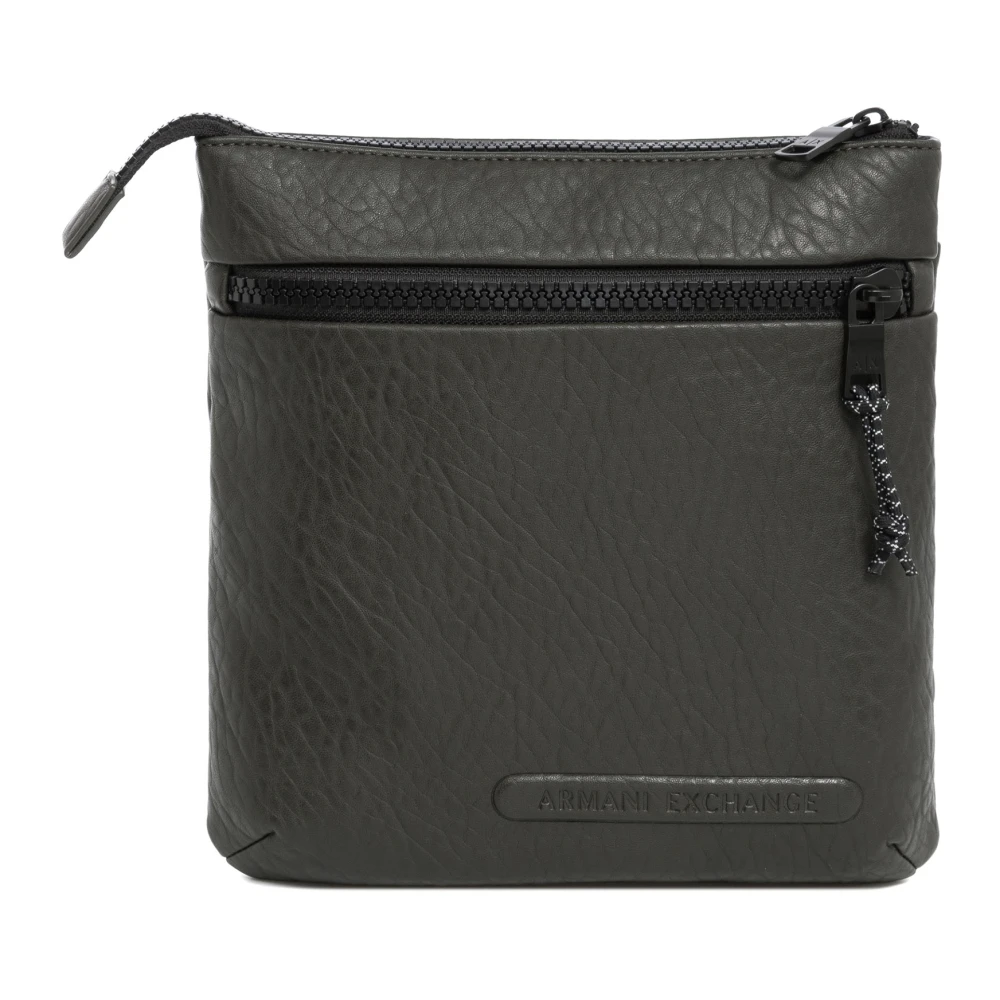Armani Exchange Stijlvolle Crossbody Tas met Verstelbare Band Green Heren