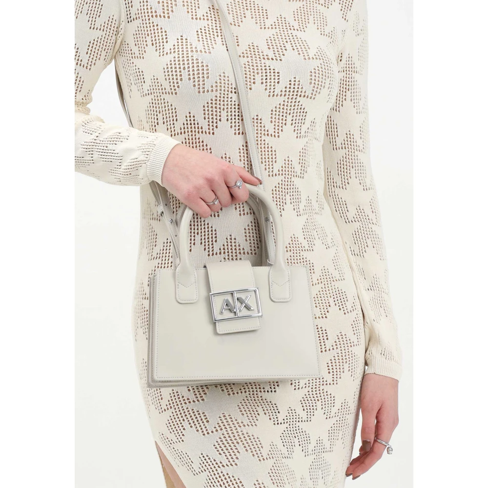 Armani Exchange Beige handtas voor vrouwen White Dames