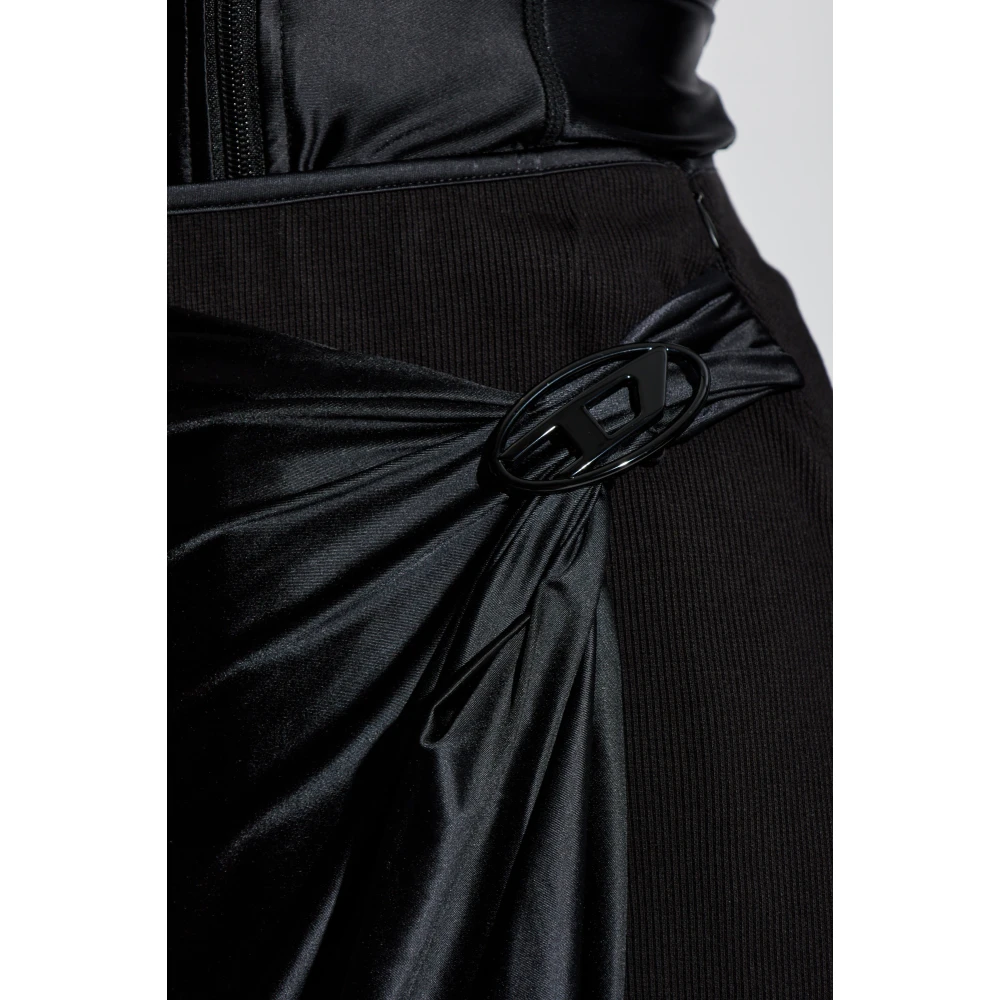 Diesel Rok O-Silv Black Dames