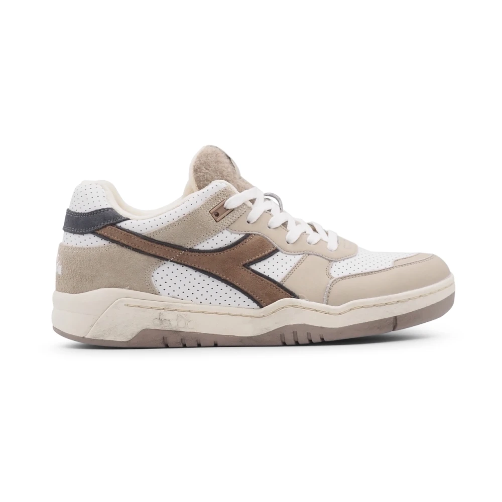 Diadora Vintage Leren Sneakers Geïnspireerd door Turijn Italië Heren Schoenen Veelkleurig Multicolor