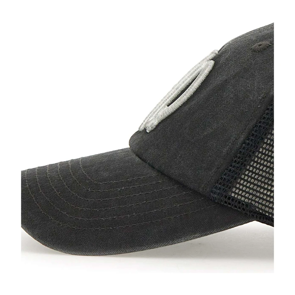 Vaquera Zwarte Katoenen Baseballpet met Logo Black Dames