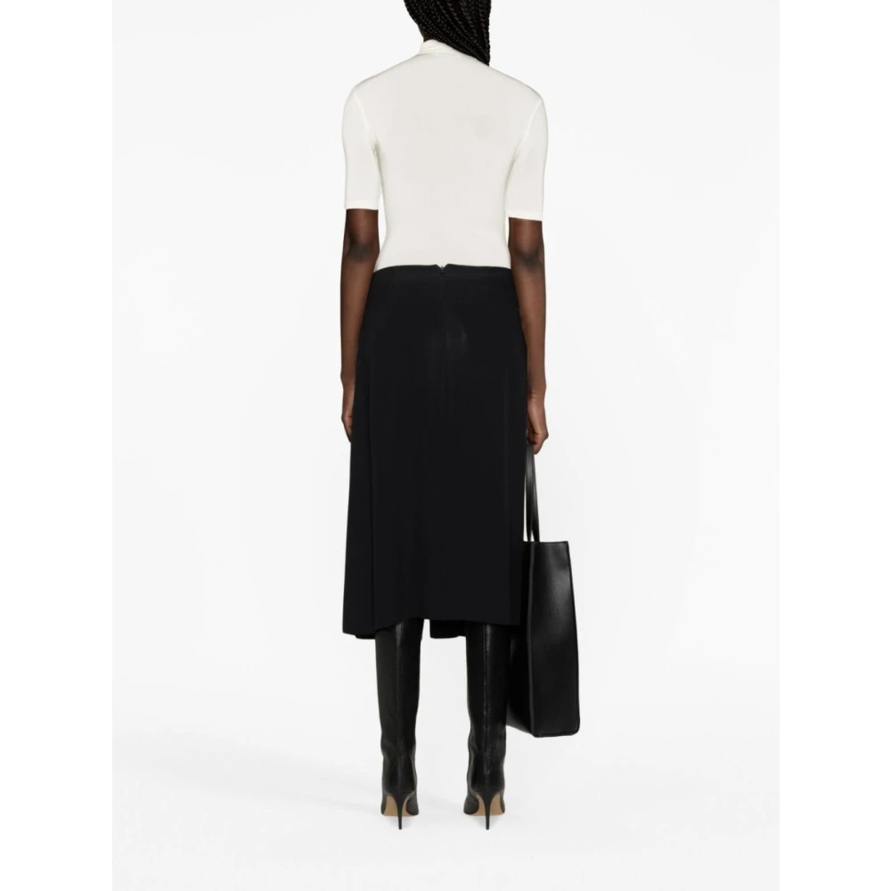 Off White Logo-Print Mock-Neck Sweater White Dames