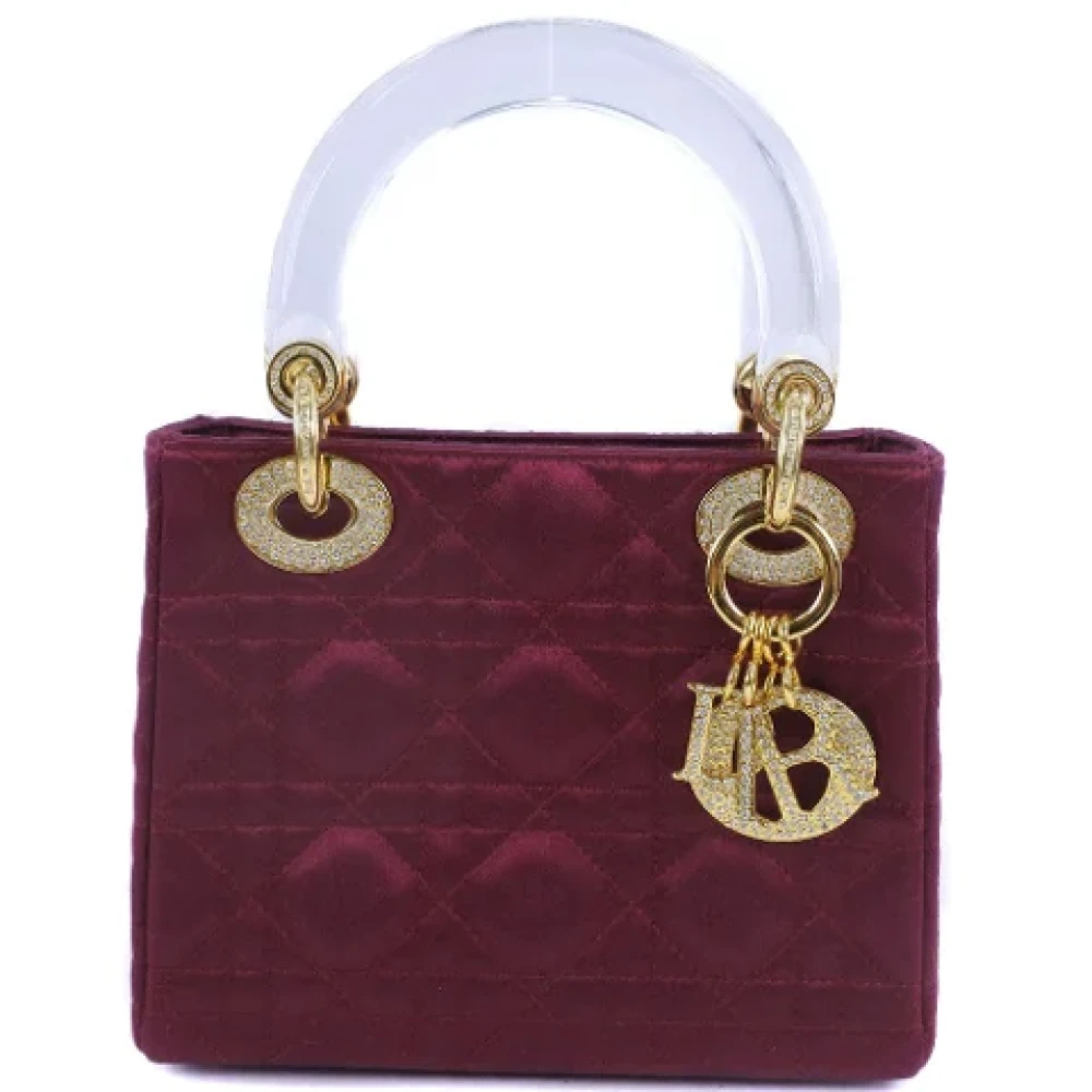 Dior Vintage Pre-owned Plastic dior-bags Brown Dames