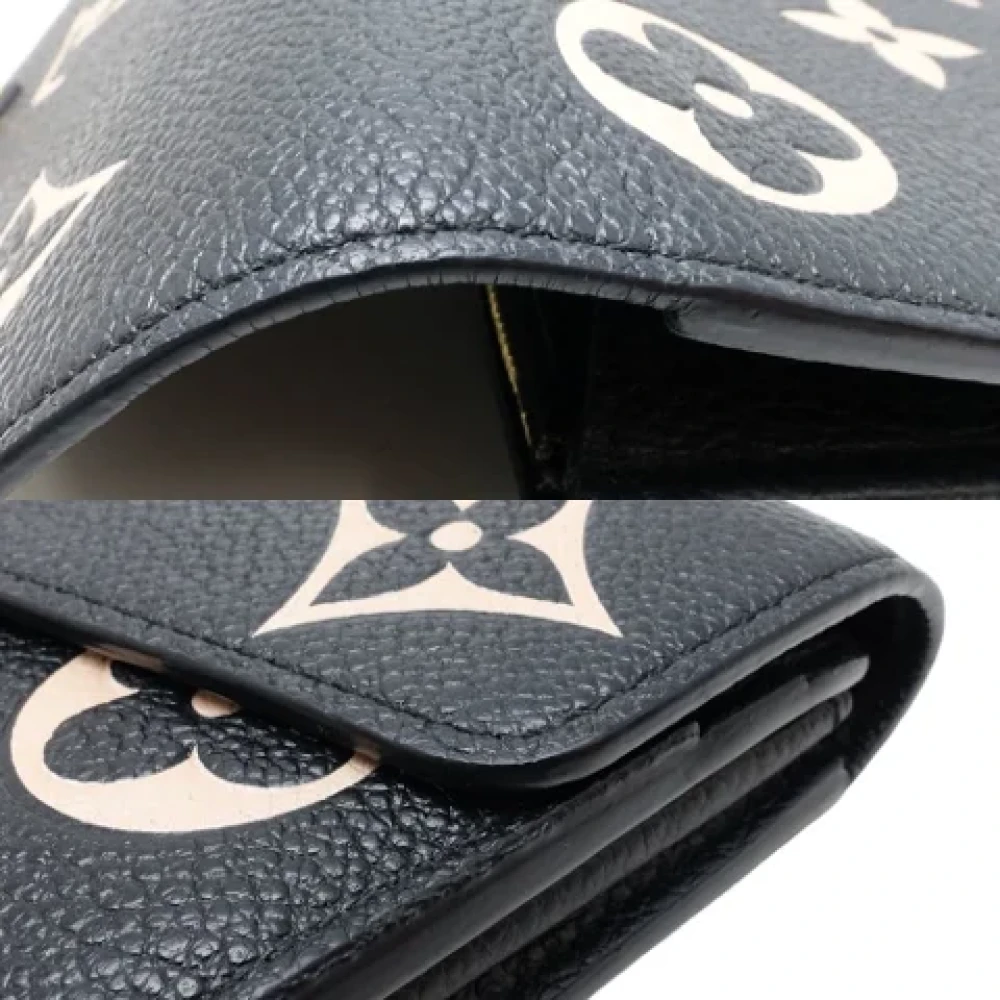 Louis Vuitton Vintage Pre-owned Leather wallets Black Dames