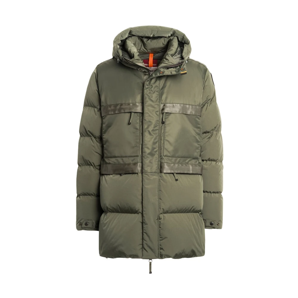 Parajumpers Uomo Verde Cappotti, L, New,