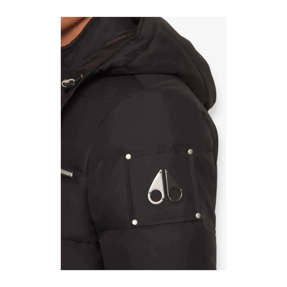 Moose Knuckles Zwarte Winterjassen voor Mannen Black Heren