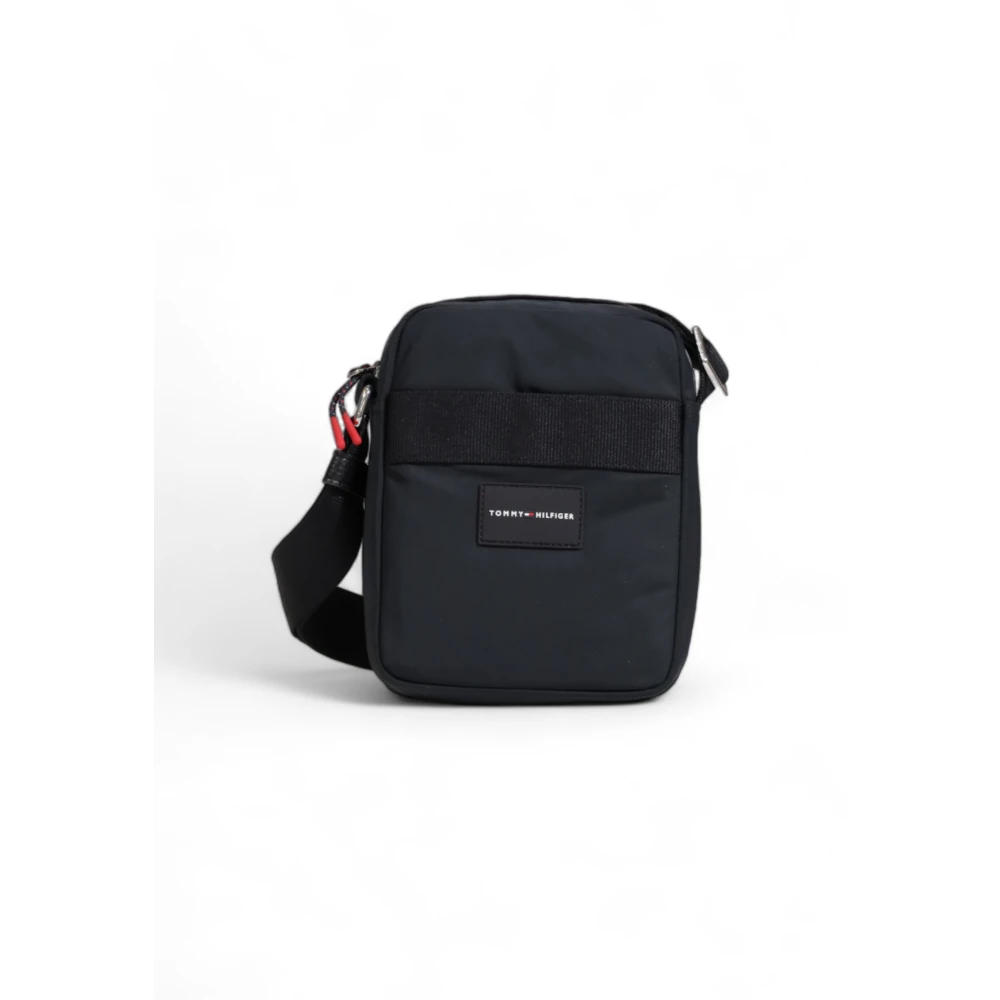 Tommy Hilfiger Nylon Mini Reporter Tas Black Heren