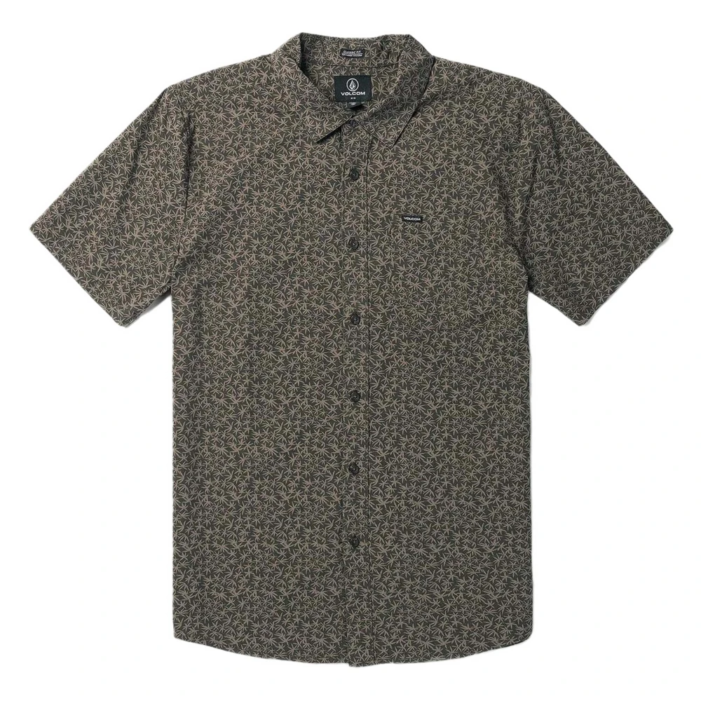 Volcom Steen Mash Shirt Brown Heren