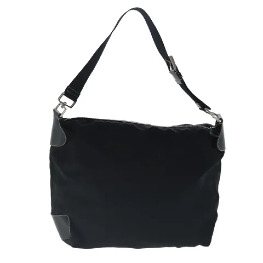 Prada Vintage Pre-owned Nylon prada-bags Black Dames