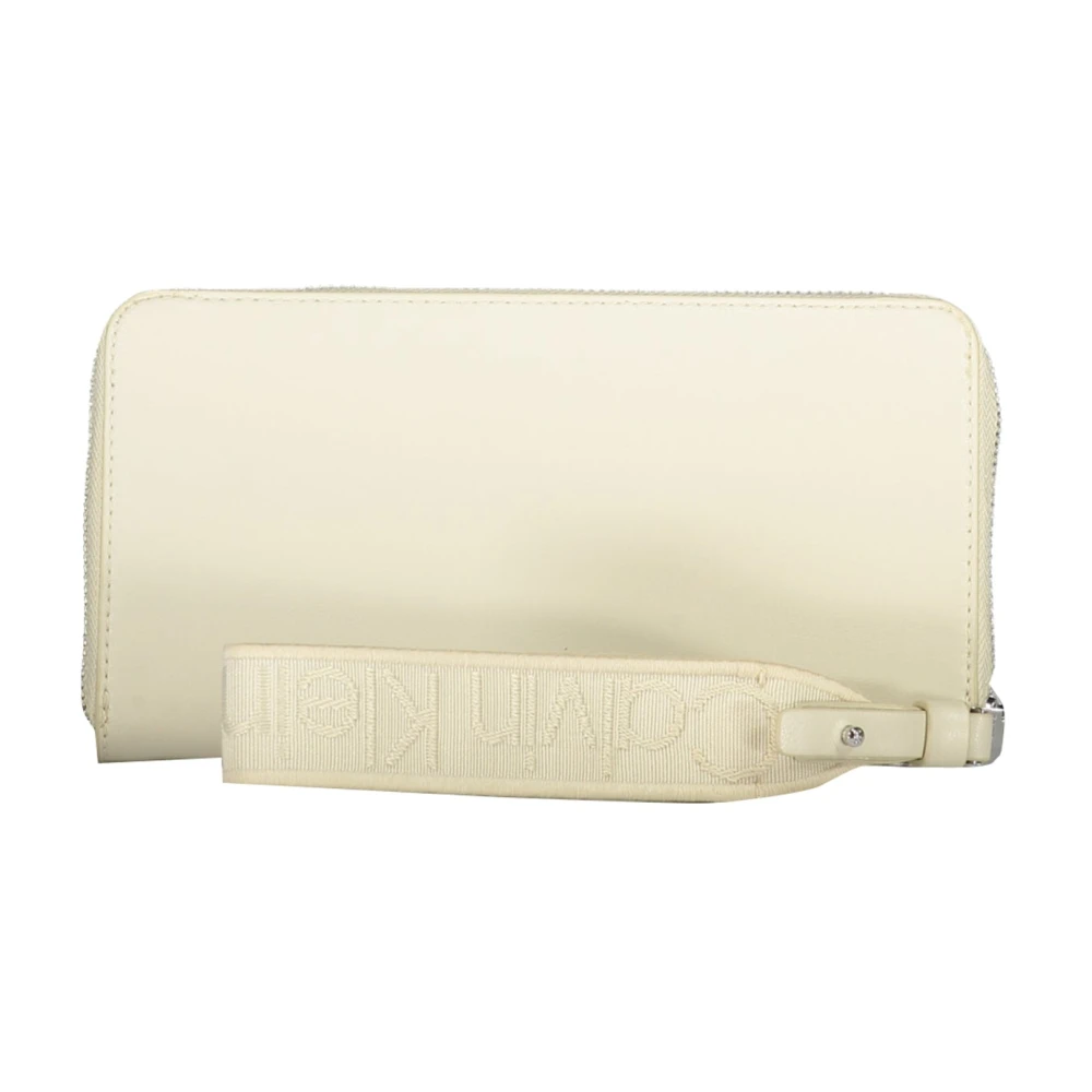Calvin Klein Beige Damesportemonnee met Ritssluiting Beige Dames