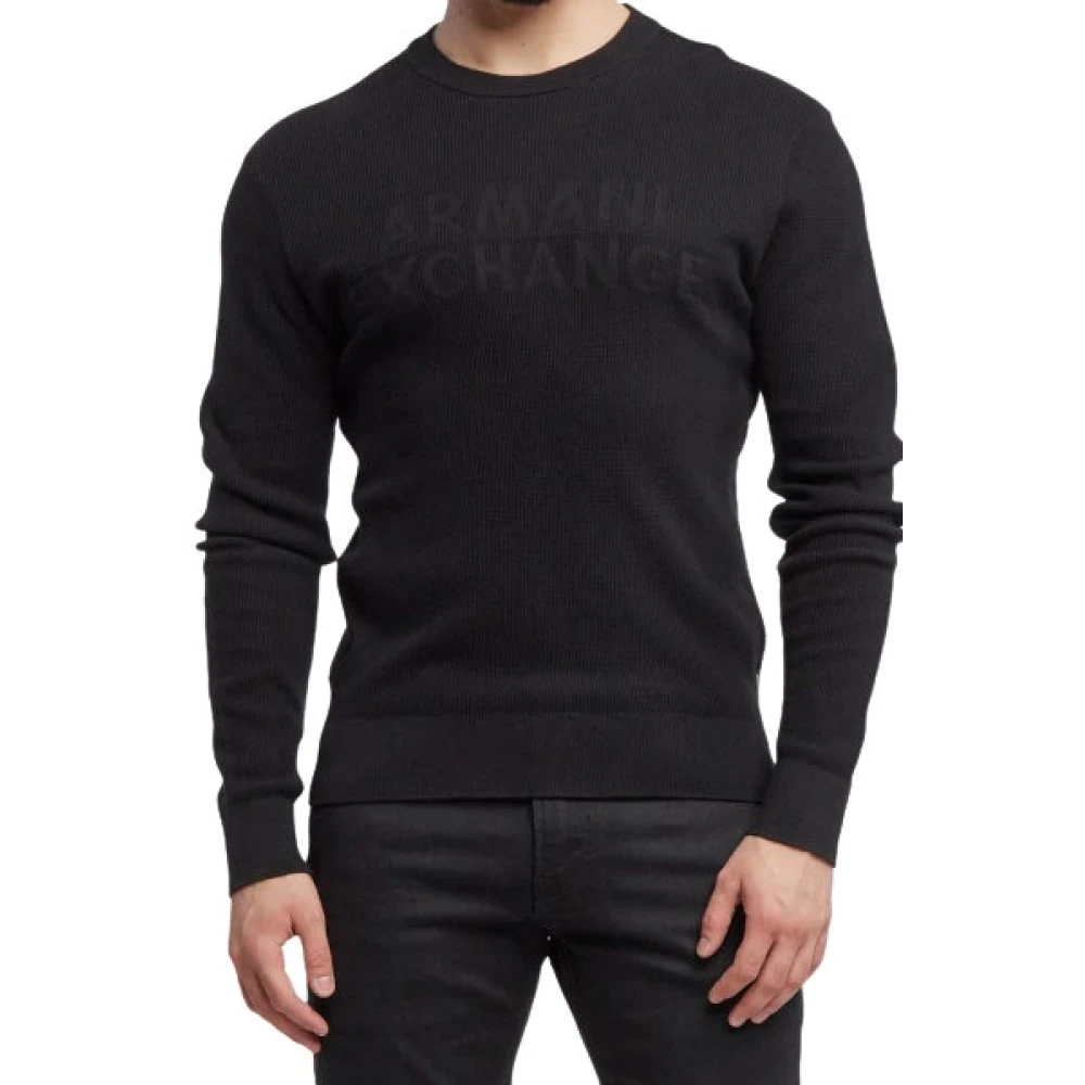 Armani Exchange Men's Black Sweater Collection
