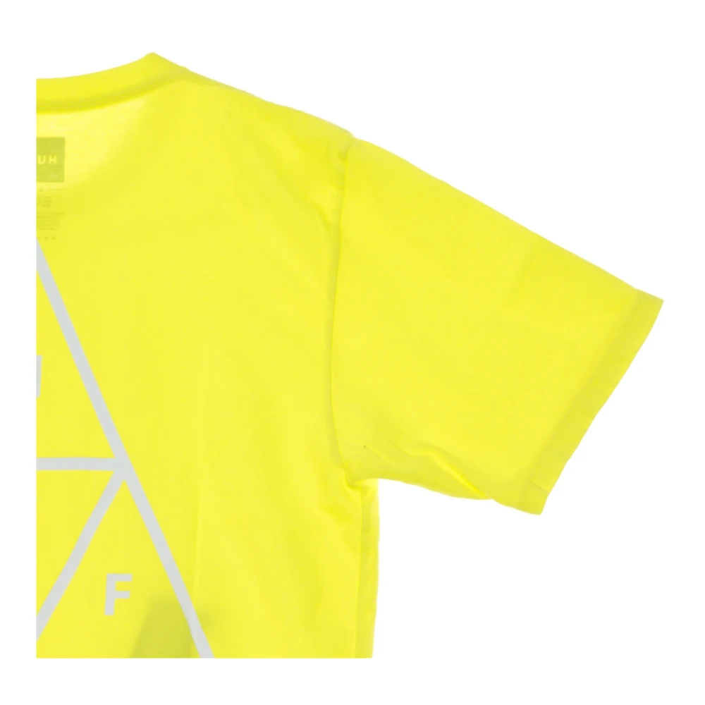 HUF Aurora Yellow T-Shirt Essentials Yellow Heren