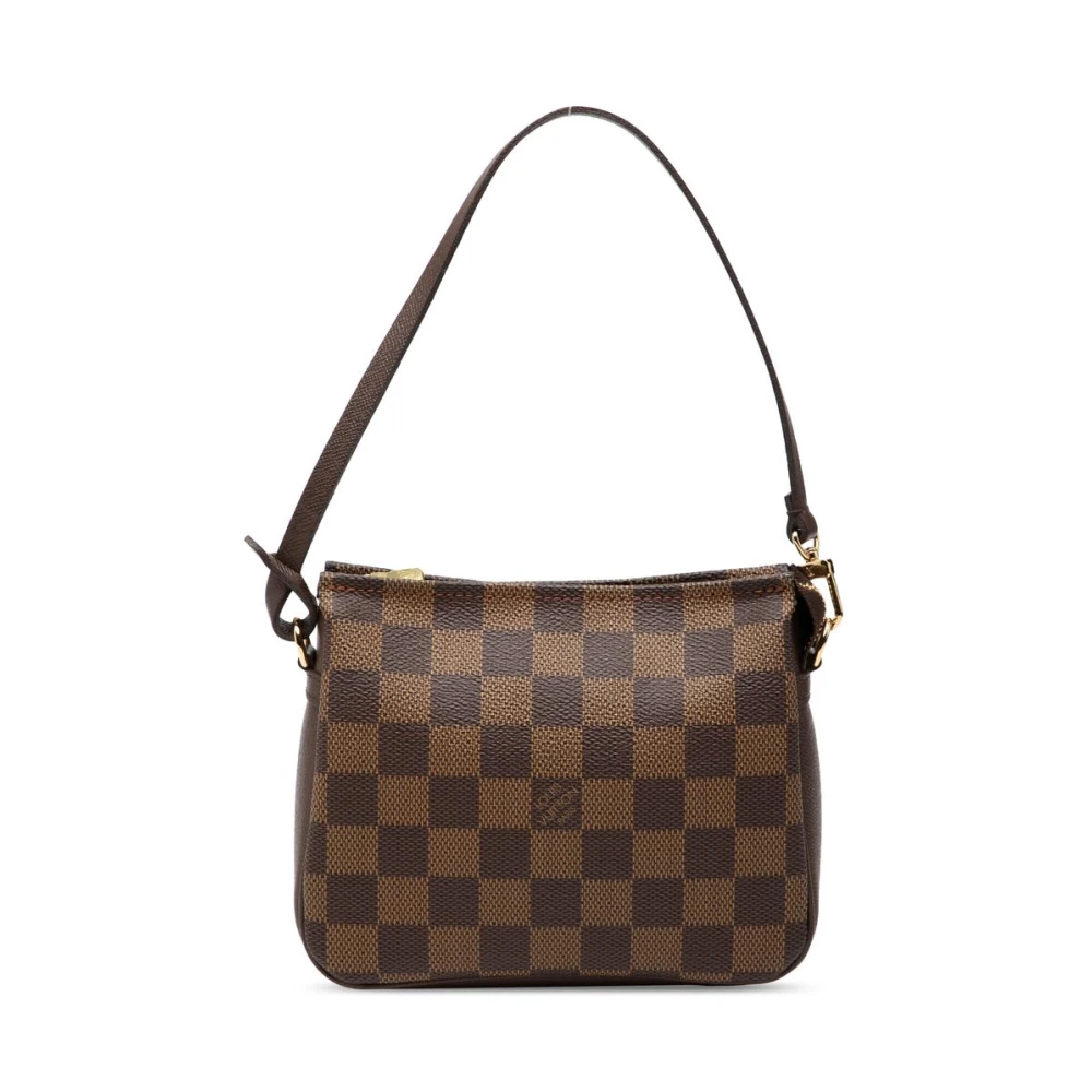Louis Vuitton Vintage Women's Brown Pre-Owned Vintage Damier Ebene Canvas Pochette