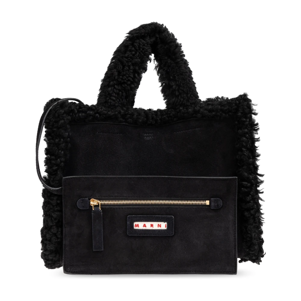 Marni shopper type tas Black Dames