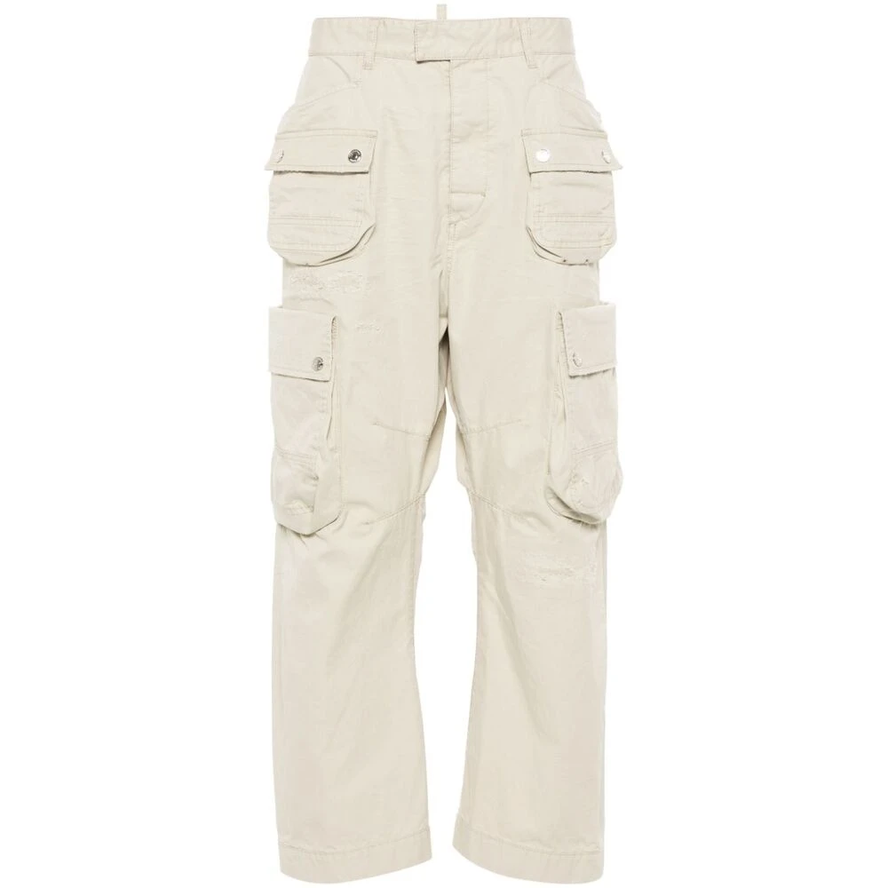 Dsquared2 Tapered Trousers Beige Heren