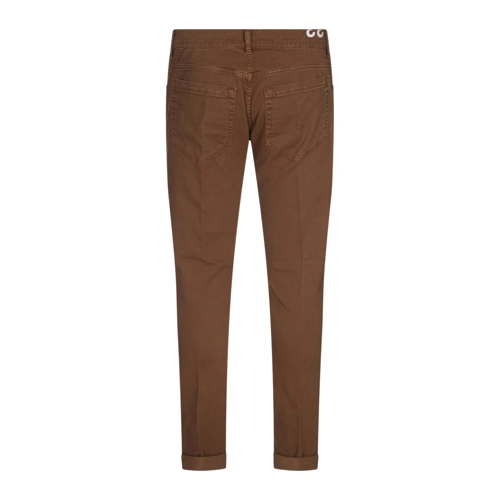Dondup Bruine Skinny Fit Five-Pocket Broek Brown Heren