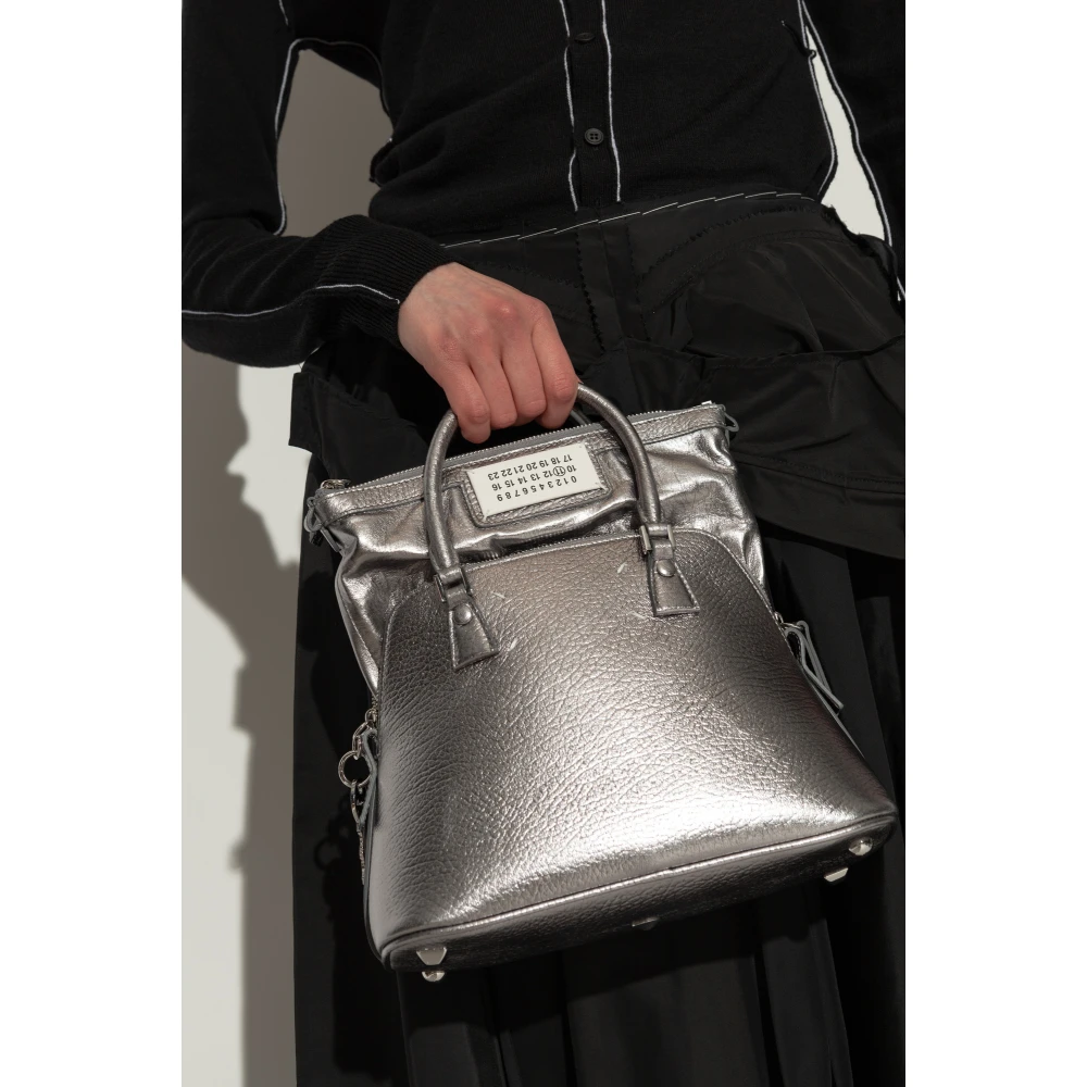 Maison Margiela Schoudertas Mini 5AC Gray Dames